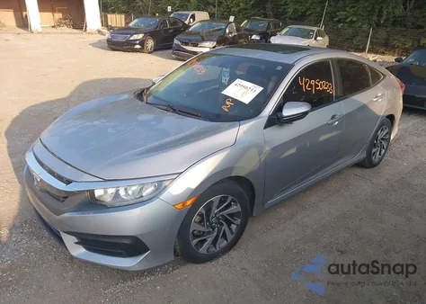 2016 Honda Civic Ex из США, поврежденный, VIN 19XFC2F75GE005116